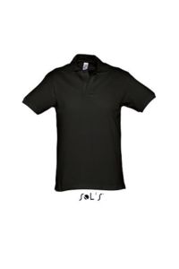 Spirit | Polo manches courtes publicitaire pour homme Noir