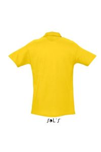 Spring Ii | Polo manches courtes publicitaire pour homme Jaune 2