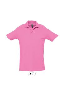 Spring Ii | Polo manches courtes publicitaire pour homme Rose Orchidee