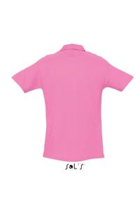 Spring Ii | Polo manches courtes publicitaire pour homme Rose Orchidee 2