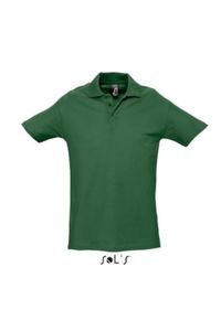 Spring Ii | Polo manches courtes publicitaire pour homme Vert Golf