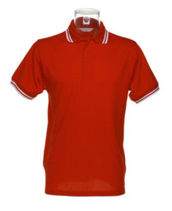 Suffi | Polo manches courtes publicitaire pour homme Rouge Blanc 2