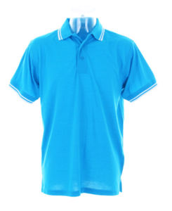 Suffi | Polo manches courtes publicitaire pour homme Turquoise Marine 1