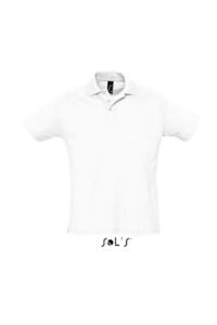 Summer Ii | Polo manches courtes publicitaire pour homme Blanc