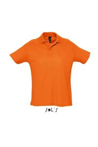 Summer Ii | Polo manches courtes publicitaire pour homme Orange