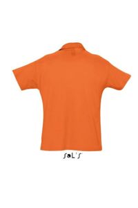 Summer Ii | Polo manches courtes publicitaire pour homme Orange 2