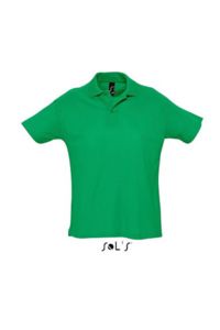 Summer Ii | Polo manches courtes publicitaire pour homme Vert Prairie