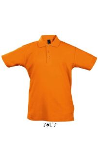 Summer Kids | Polo manches courtes personnalisé pour enfant Orange