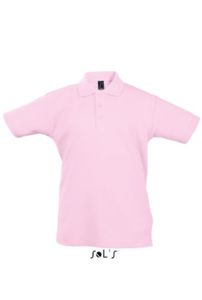 Summer Kids | Polo manches courtes personnalisé pour enfant Rose