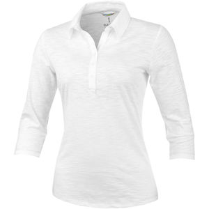 Tipton | Polo manches longues publicitaire pour femme Blanc