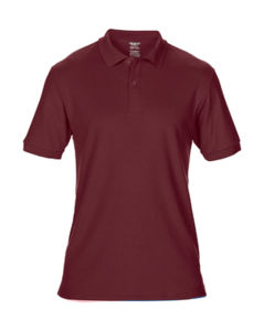 Tuyu | Polo manches courtes personnalisé pour homme Bordeaux 22