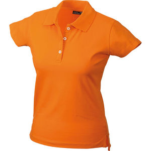 Vama | Polo manches courtes publicitaire pour femme Orange