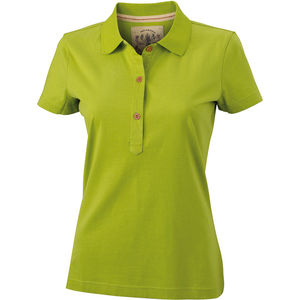 Voobo | Polo manches courtes publicitaire pour femme Vert citron