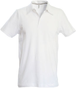 Will | Polo manches courtes personnalisé pour homme Blanc