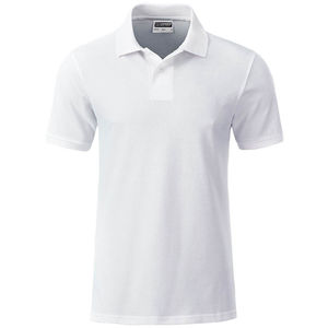 Wisy | Polo manches courtes publicitaire pour homme Blanc