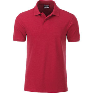 Wisy | Polo manches courtes publicitaire pour homme Rouge Carmin