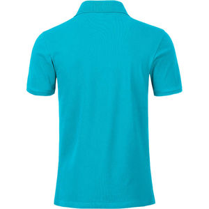 Wisy | Polo manches courtes publicitaire pour homme Turquoise 1