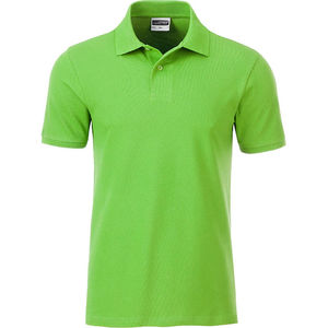 Wisy | Polo manches courtes publicitaire pour homme Vert citron