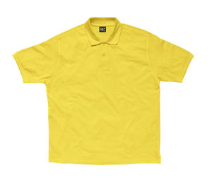 Wybe | Polo manches courtes publicitaire pour homme Jaune 1