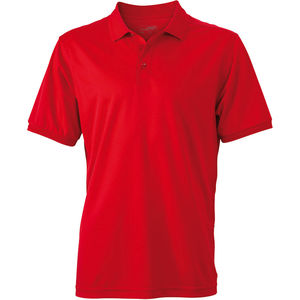 Xafi | Polo manches courtes personnalisé pour homme Rouge