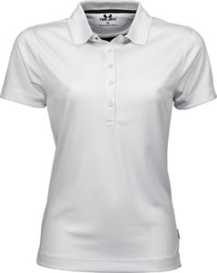 Xoxu | Polo manches courtes publicitaire pour femme Blanc 2