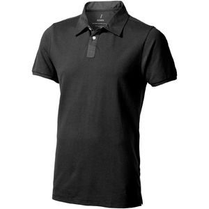 York | Polo manches courtes publicitaire pour homme Noir