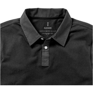 York | Polo manches courtes publicitaire pour homme Noir 2