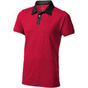 York | Polo manches courtes publicitaire pour homme Rouge