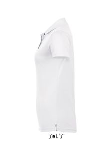 Zaro | Polo manches courtes publicitaire pour femme Blanc 3