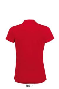 Zaro | Polo manches courtes publicitaire pour femme Rouge 2